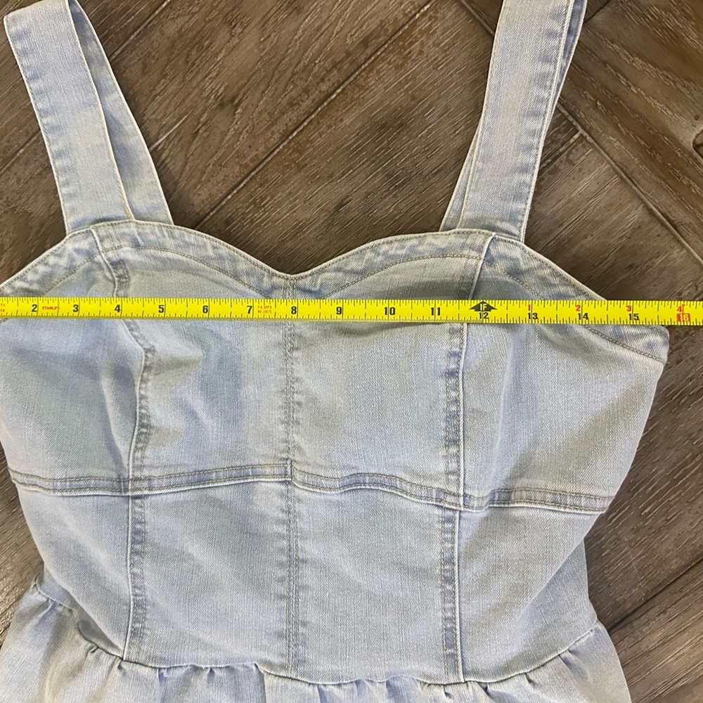 Jessica Simpson Light Blue Denim Top - Picture 11 of 12